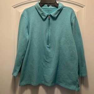 Croft&Barrow Ultra Soft Quarter Zip Up